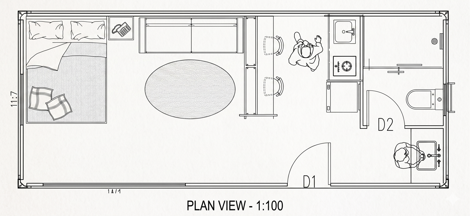 Plano MACAO 1:100